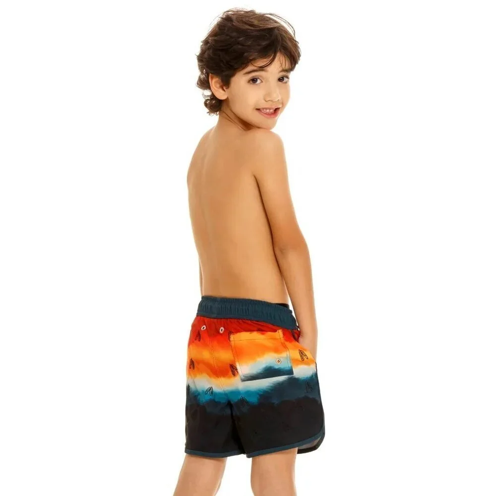 Agua Bendita Tiago Swim Trunks Multicolor Kids Size 2